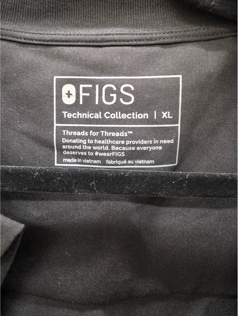 FIGS BELLERY SCRUB JACKET WOMEN BLACK SIZE XL - Picture 3 of 7